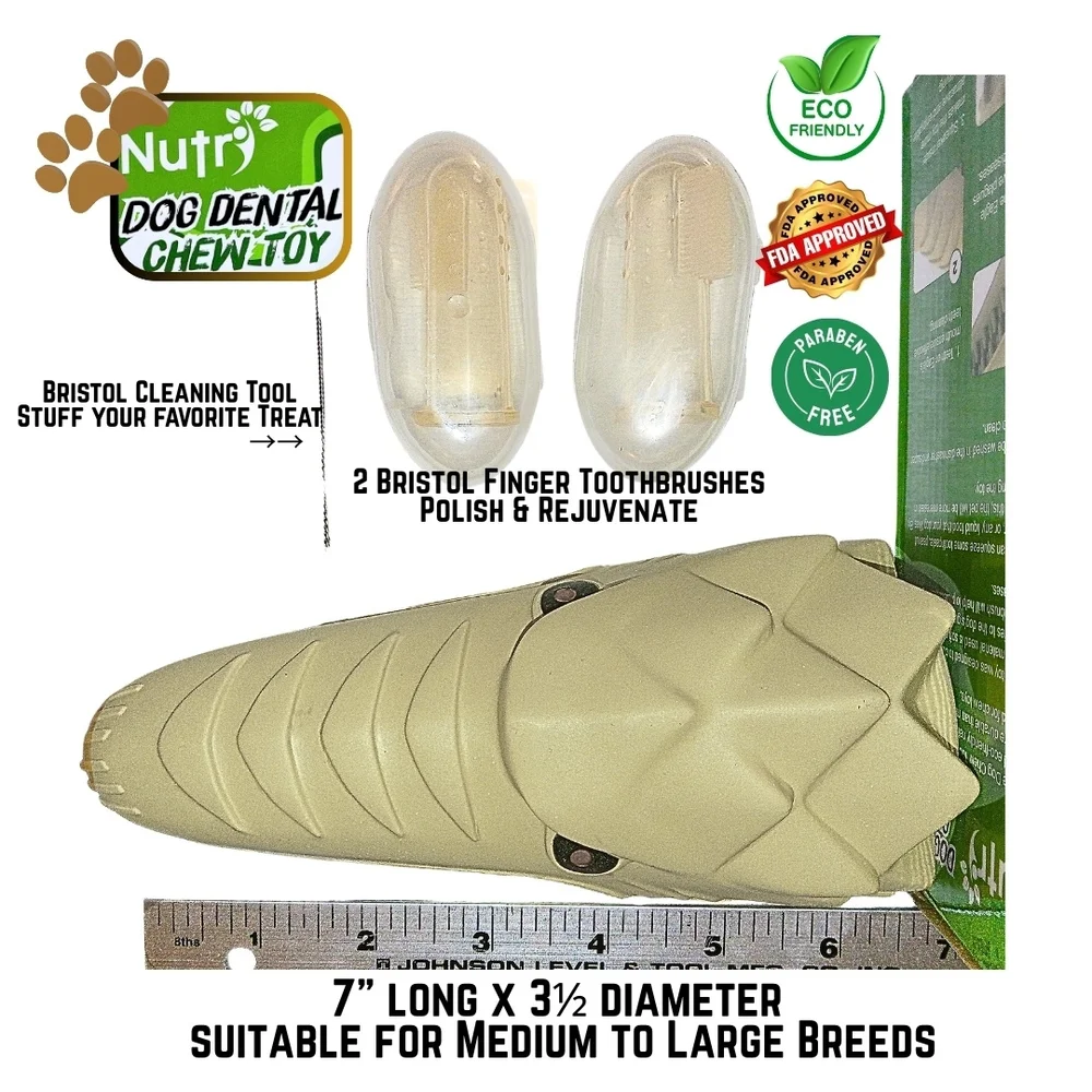 Dog Dental Hygiene Chew Toy With Squeak Medium Large Crocadile Reptile Alligator